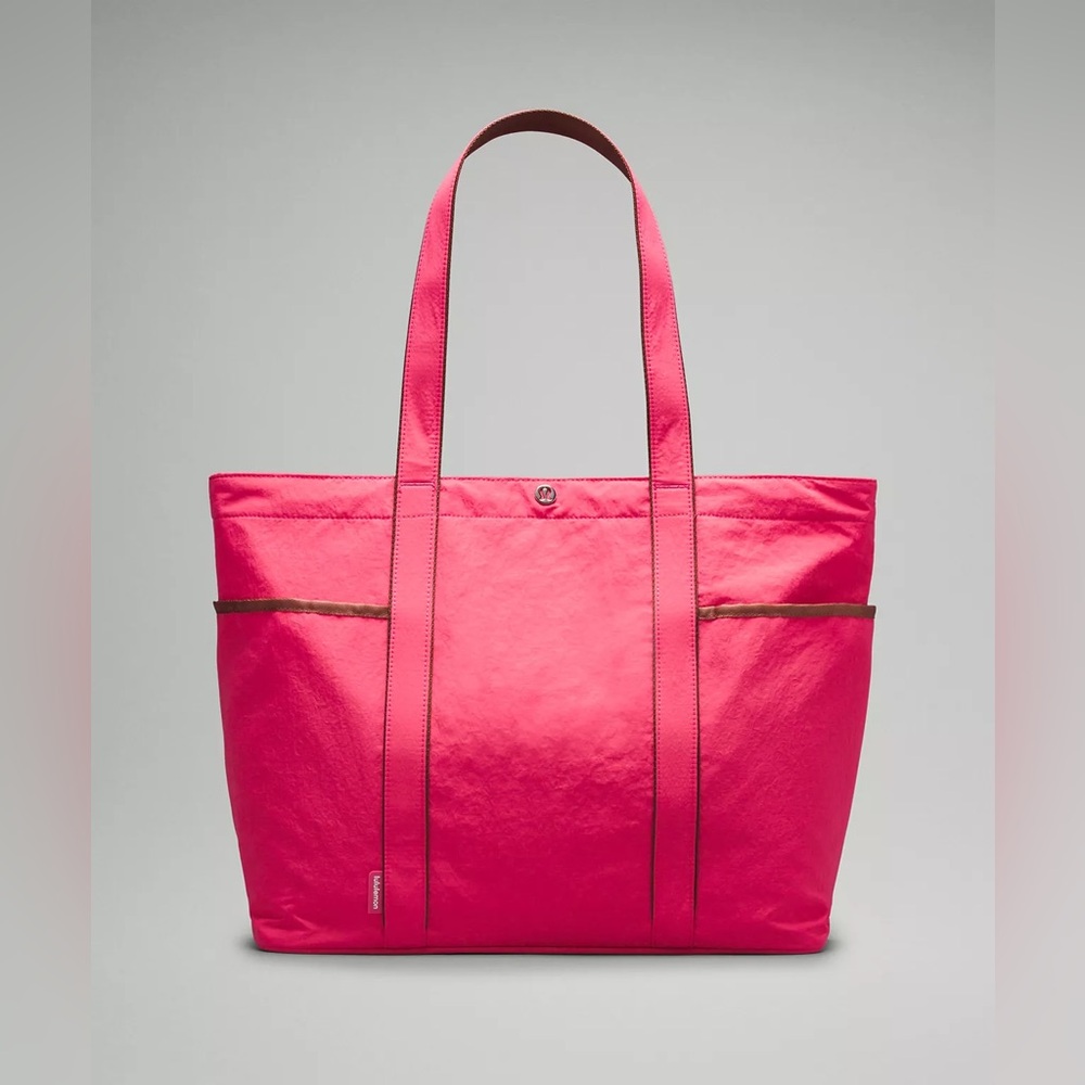 Lululemon Daily Multi-Pocket Tote Bag 20L- Glaze Pink/Ancient Copper